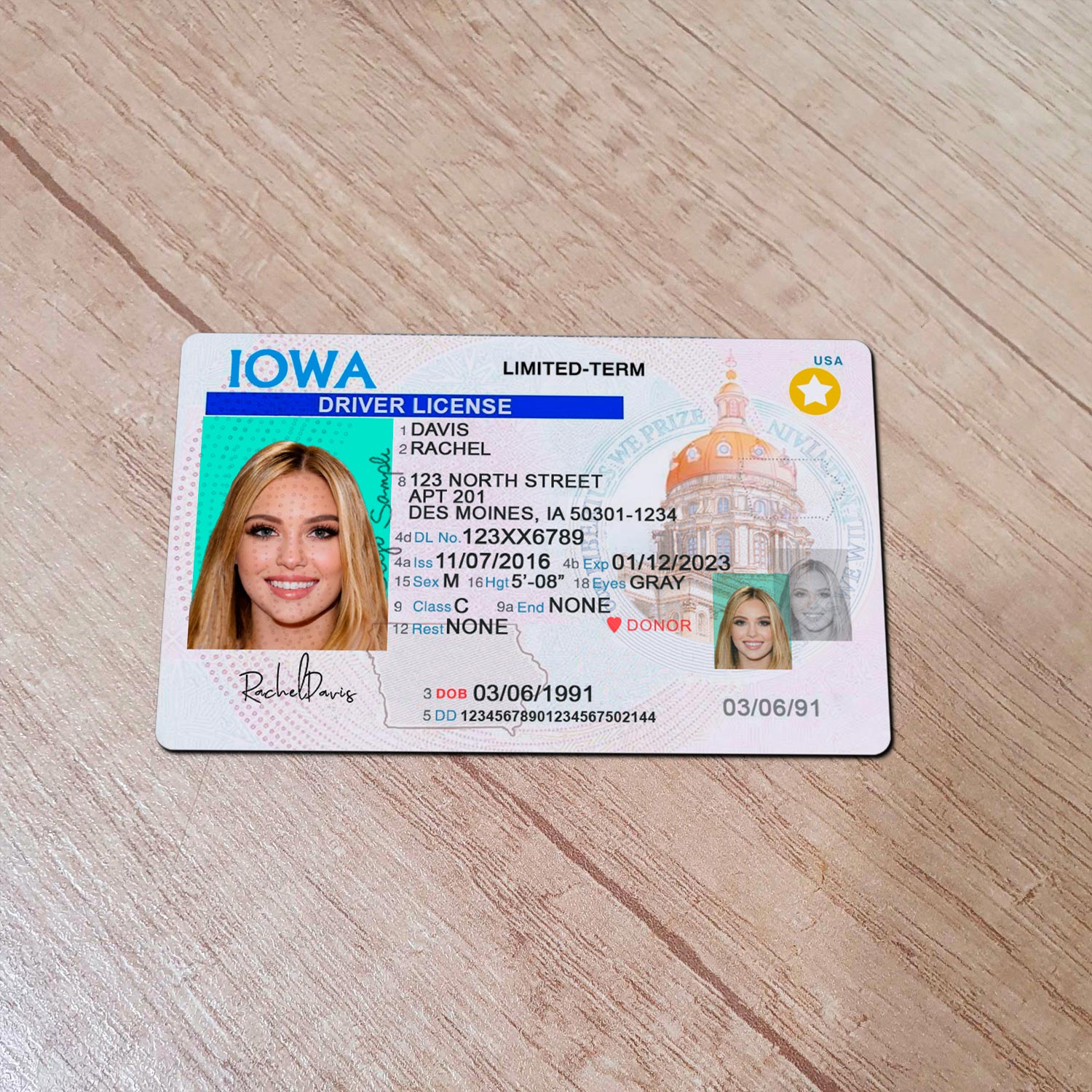 Iowa DL PSD Template Slide 1