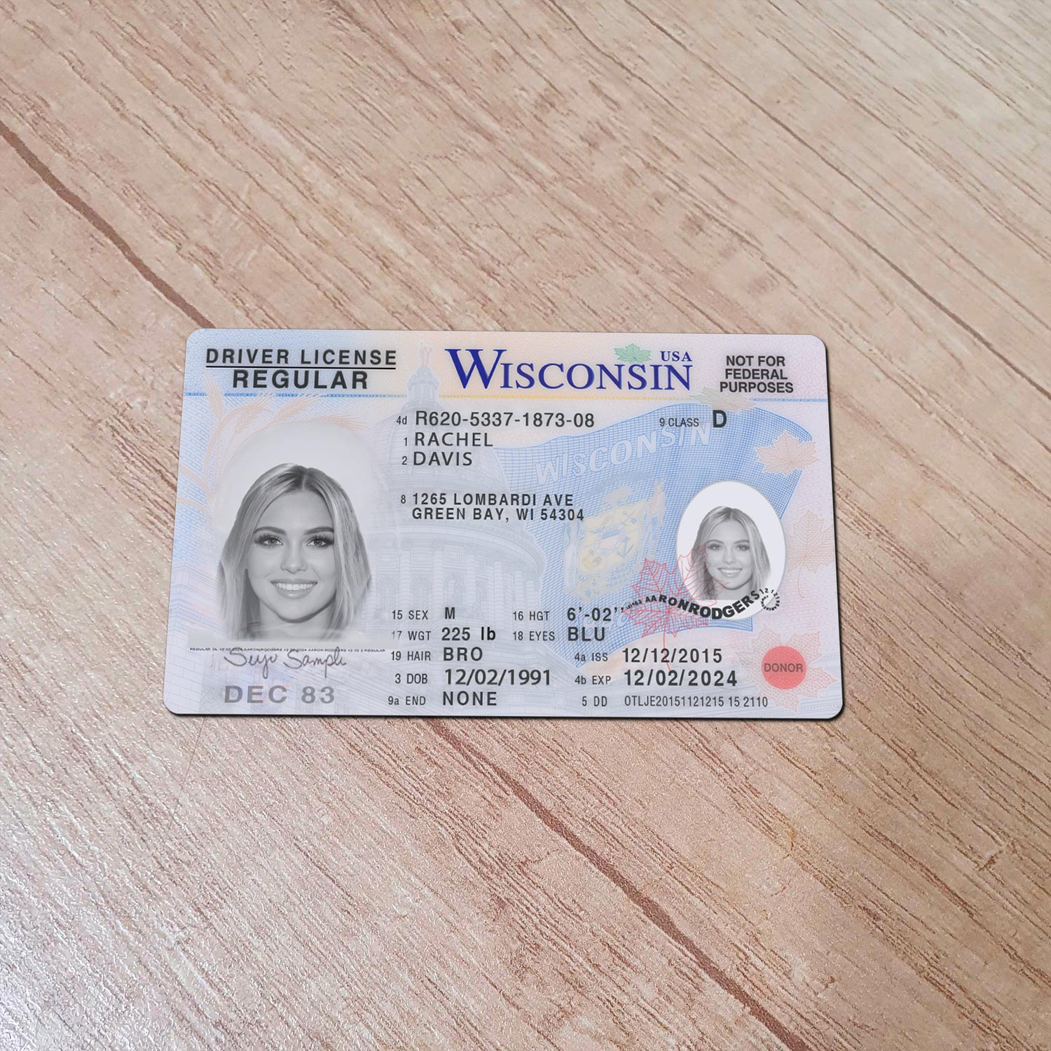 Wisconsin DL PSD Template Slide 1