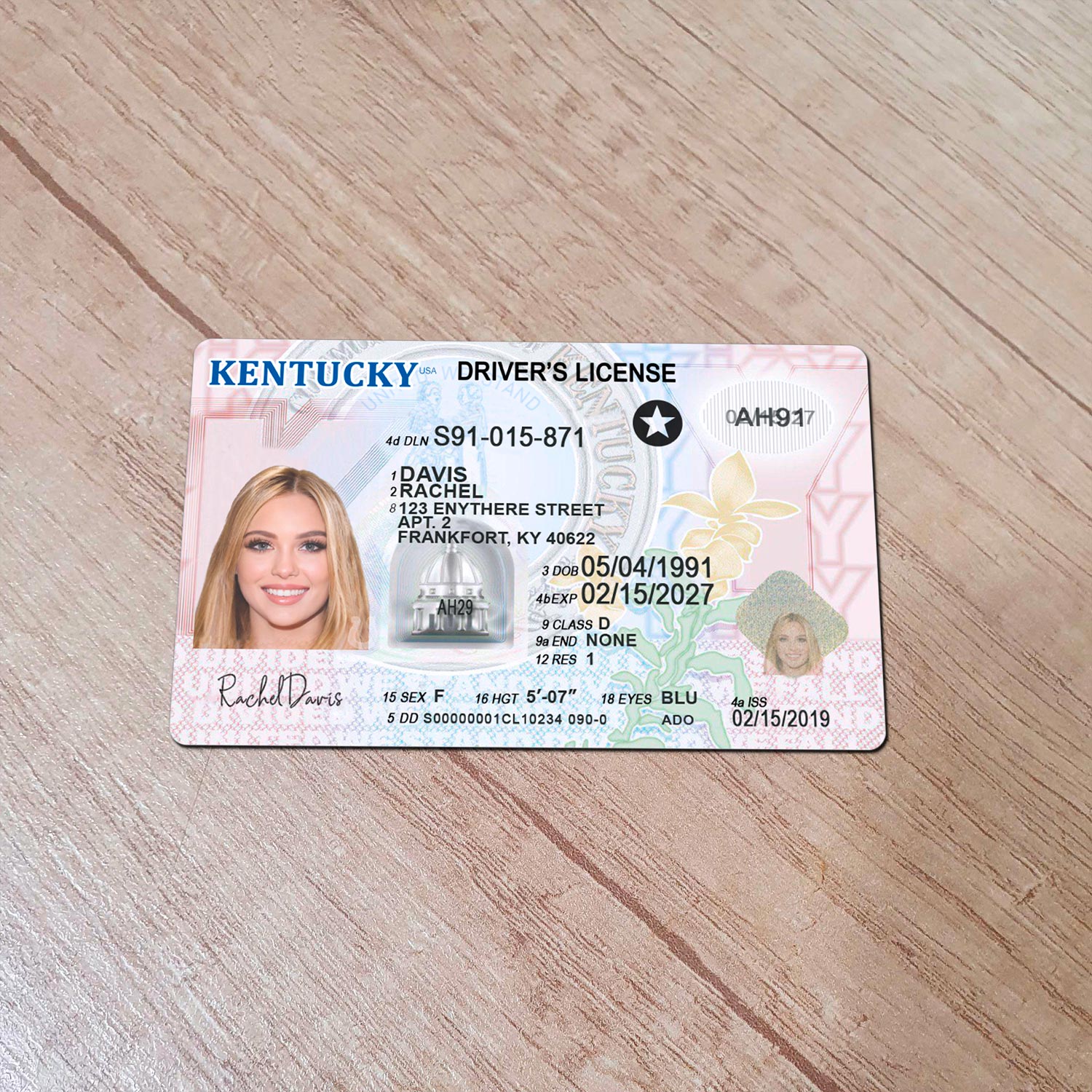 Kentucky DL PSD Template