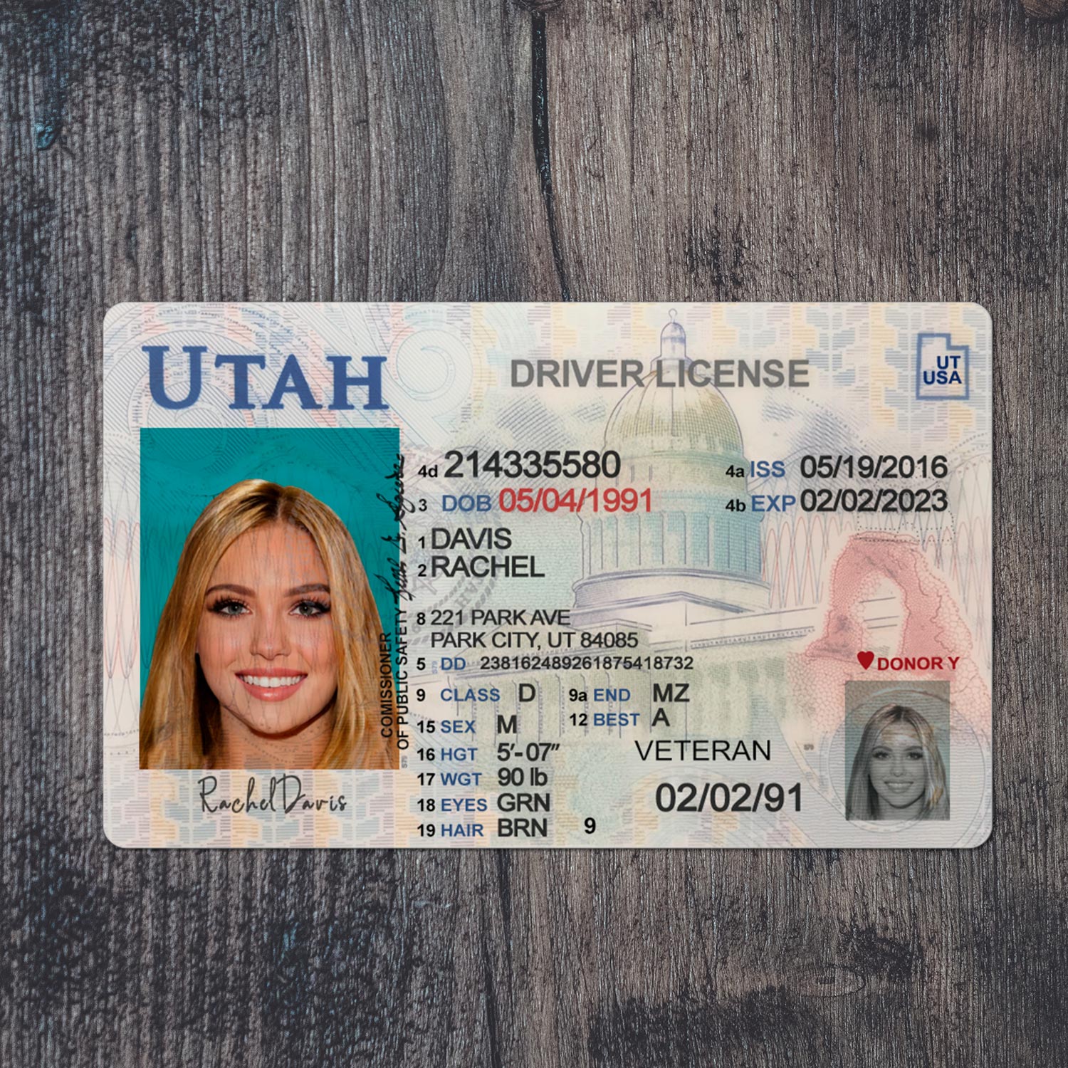 Utah DL PSD Template Slide 1