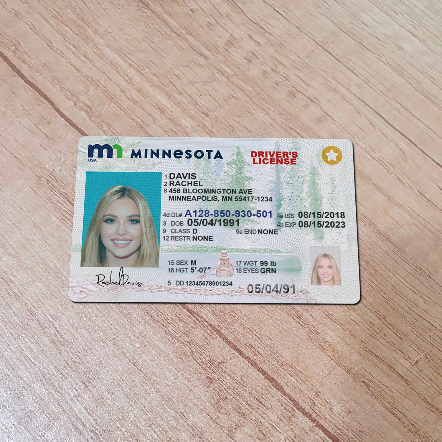 Minnesota DL PSD Template Slide 1