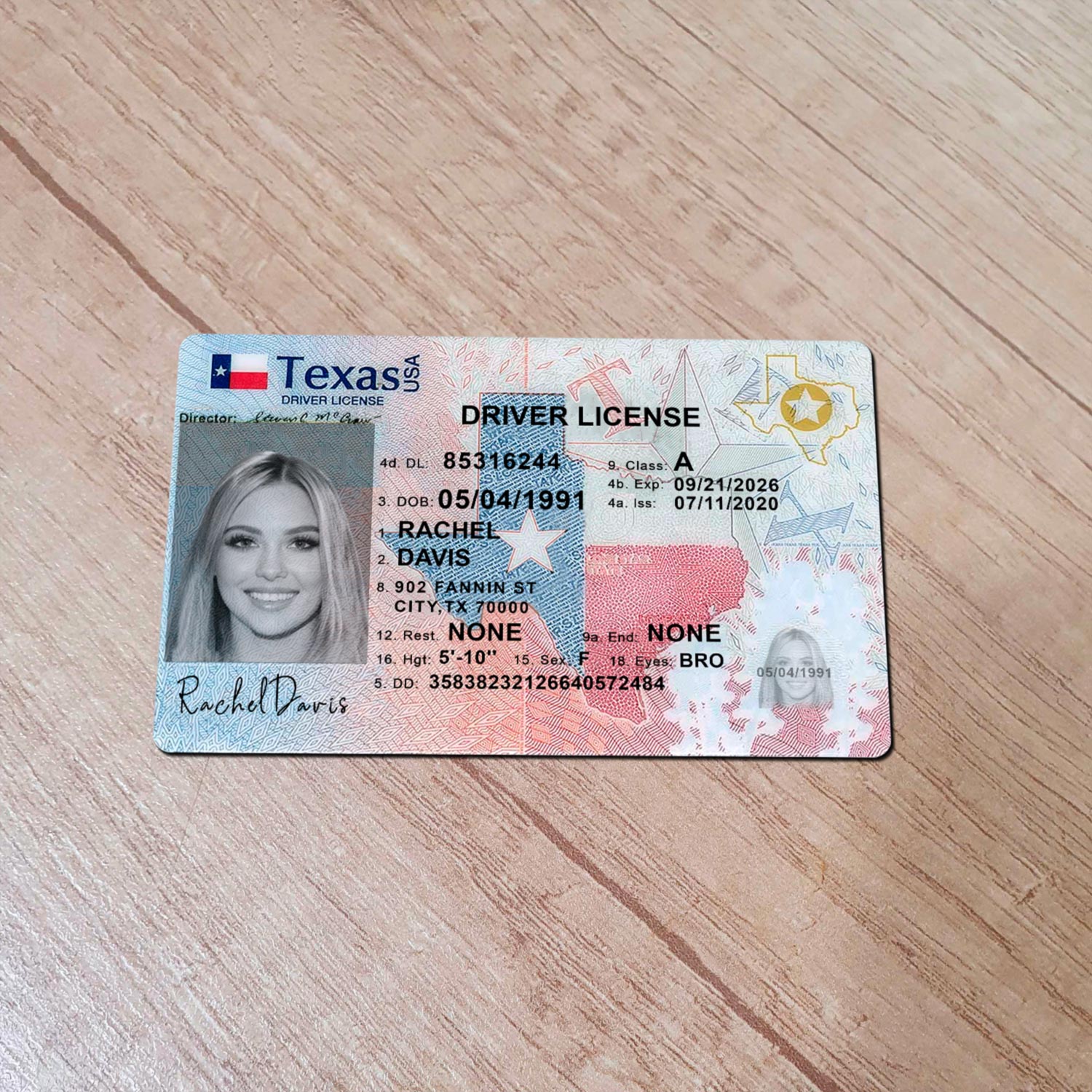 Texas DL PSD Template Slide 1